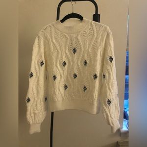 Mango crop sweater (NWT)